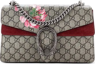 Gucci Dionysus Bag Blooms Print GG Coated Canvas Small shoulder bag - Bruin