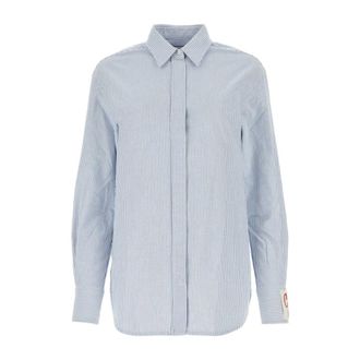 Golden Goose Shirts, female, Blue, Size: XS Camicia