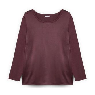 Fiorella Rubino Dames, Tops, Rood, Maat: L Satijn