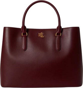 Ralph Lauren Marcy 36 Satchel - Bags - Mujer - Rojo - ONE SIZE