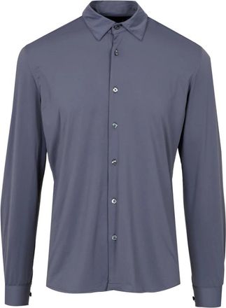 Roberto Ricci Design Slim Oxford Shirt - Heren - Casual Overhemden - Blauw - XL - Overhemden