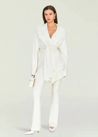 SER.O.YA Zadie Knit Pant In Eggshell
