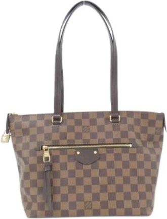 Louis Vuitton Pre-owned Tote Bags, female, Brown, Size: ONE SIZE Pre-owned Canvas Tote Bag