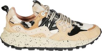 Flower Mountain logo-detail sneakers - Neutrals