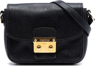 Miu Miu Pre-owned Miu Miu Goatskin Madras Crossbody Ladies T11HIA9JQ8F8Y308
