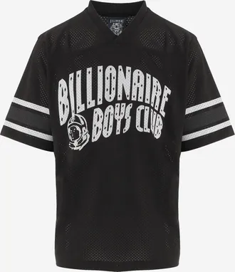 Billionaire Boys Club Mens T-Shirt Nylon With Logo Black Polyester T-Shirts And Polos