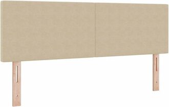 vidaXL Cabecero Led Con Cabecera Verde Gris&aacute;ceo 160 Cm Poli&eacute;ster Vidaxl