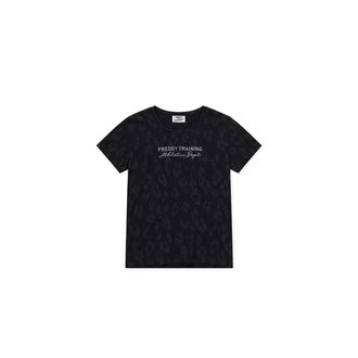 Freddy T-shirt Donna Regular Stampa Leopardata