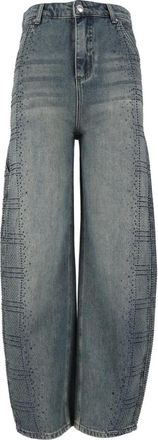 Ermanno Scervino Jeans - Dames - Loose Fit Jeans - Blauw - XS - Jeans