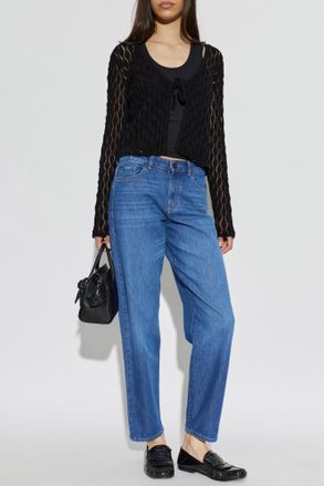 Emporio Armani Jeans With Tapered Legs, Womens, Blue