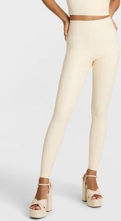 Commando Control Top Faux Leather Leggings in Iry-Ivory at Nordstrom Rack, Size X-Large