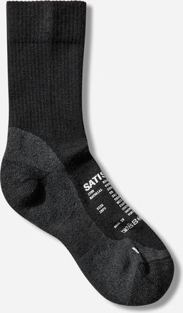 SATISFY Merino Nylon Tube Socks Black