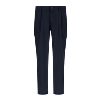 Herno Nylon Duikbroek - Heren - Straight fit broeken - Blauw - L - Nylon - Broeken