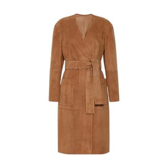 Max Mara Spolverino Midi - Coats - Mujer - Marr&oacute;n - 2XS