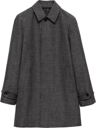 Prada Jas met raglan mouwen en logo - Grijs