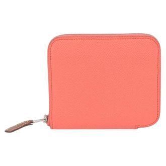Herm&egrave;s Pre-owned Wallets, female, Pink, Size: ONE SIZE Pre-owned Ajab Silk Compact Wallet