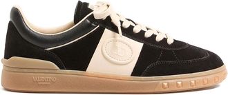 Valentino Garavani Upvillage Split And Nappa Leather Sneakers