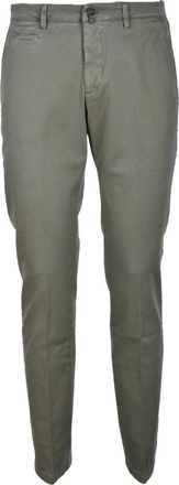 BRIGLIA 1949 Chinos, male, Green, Size: 3XL Cotton Elastane Pants