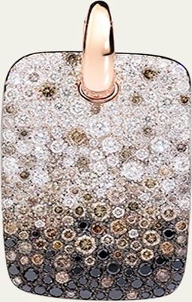 POMELLATO 18K Rose Gold Sabbia Pendant with Diamonds