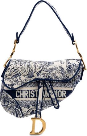 Dior Pre-owned Dior Embroidered Canvas Toile de Jouy Saddle Bag Ladies 8UHVG59AQ9CPF7RQ