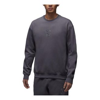 Nike Jordan Air Jordan x PSG Hoop Fleece Crewneck Sweatshirt Asia Sizing Dark Grey Off Black IF3802-014