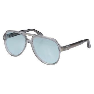 K&agrave;dor Sunglasses, unisex, Gray, Size: 58 MM Big Pilot Sunglasses