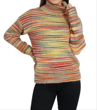 Love Token Sharon Turtleneck Sweater In Orange