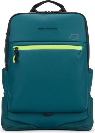 Piquadro Waterafstotende Laptop Rugzak 15.6 - unisex - Rugzakken - Blauw - ONE Size - Polyester - Tassen