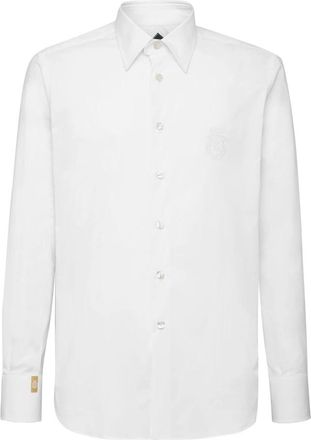 Billionaire Boys Club Shirt Silver Cut LS - Heren - Zakelijke Overhemden - Wit - S - Katoen - Overhemden