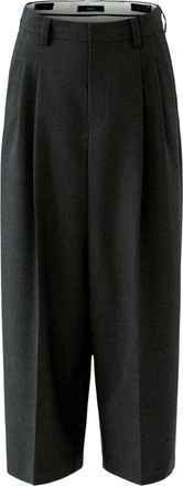Oui Cropped Broeken - Dames - Vrijetijds broeken - Grijs - XS - Broeken