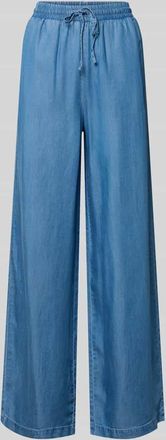 Vero Moda Wide Leg Hose aus Lyocell Modell BREE in Blau, Gr&ouml;&szlig;e XL/30