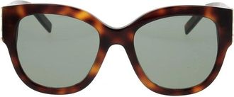 Saint Laurent Stijlvolle zonnebril voor modieuze uitstraling - unisex - Zonnebrillen - Bruin - ONE Size - Accessoires