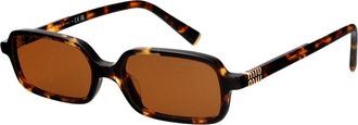 Miu Miu Womens Acetate Sunglasses Havana Honey