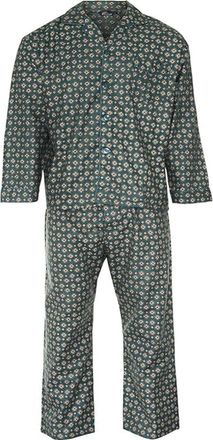 Generic Mens Champion Winceyette Check Soft Brushed Cotton Warmth Comfort Pyjama Sets[Green Diamond,XXXLarge]