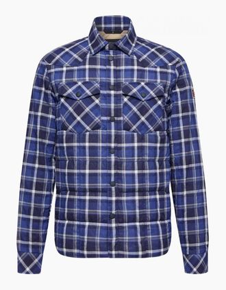 Moncler Mens GELT SHIRT JACKET - Blue - Size: Regular/44