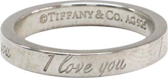 Tiffany & Co. Silver 925 Band Ring (Pre-Owned)