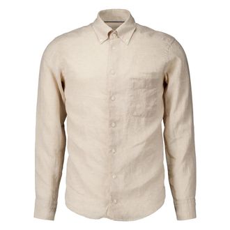 Eton Lange Mouw Shirt - Heren - Casual Overhemden - Beige - 4XL - Katoen - Overhemden