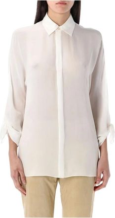 Polo Ralph Lauren Dames, Blouses & Shirts, Wit, Maat: 2XS Zijde