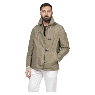 Fay Light Jackets, male, Gray, Size: XL Giacca 4 Ganci Archive V419
