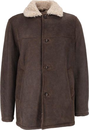 STEWART Steve-Montone Invecciato Unlined Shearling Jacket
