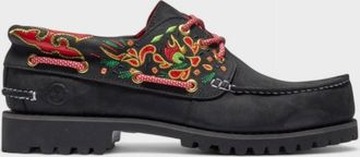 Timberland Mens CLOT x 3-Eye Lug Handsewn Boat Black - Size UK 8