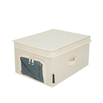 KASANOVA Scatola armadio 30x40x20 cm con finestra e zip