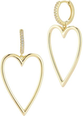 Sphera Milano 14K Gold Plated Cz Earrings