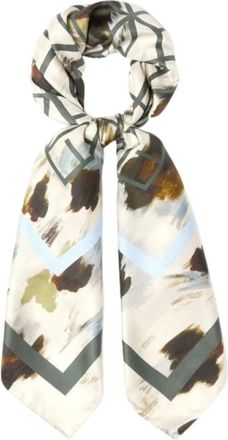 Marella Zijden Sjaal - Dames - Zijden sjaals - Beige - ONE Size - Accessoires