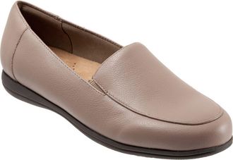 Trotters Deanna Flat in Dark Taupe Leather at Nordstrom, Size 10.5