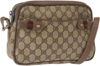 Gucci Pre-owned Cross Body Bags, female, Beige, Size: ONE SIZE Pre-owned Cross Body Bag