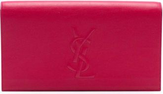 Saint Laurent Pre-owned Saint Laurent Large Leather Monogram Belle De Jour Clutch TCT361120A.1114