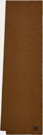Ferragamo Men Cashmere blend scarf Brown