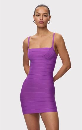 H&eacute;rve L&eacute;ger The Dance Floor Dress in Pansy at Nordstrom, Size Xx-Small