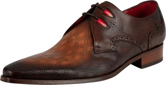 Jeffery West Vintage Lederen Schoenen, Bruin